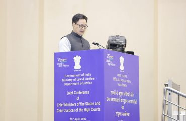 Joint Conference of Chief Ministers and Chief Justices held on 30.04.2022 at Vigyan Bhawan