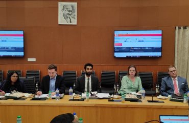 Visit of UK Delegation to DOJ for study on eCourts Mission Mode Project and NJA (23th May, 2022)