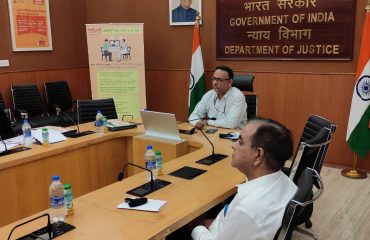 Visit of UK Delegation to DOJ for study on eCourts Mission Mode Project and NJA (23th May, 2022)