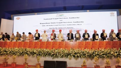 Valedictory Ceremony of 18th All India Legal Services Authorities Meet, Jaipur (17th July, 2022)