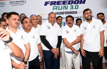 DOJ participated Fit India Freedom Run 3.0 organized by Ministry of Law and Justice (29th Oct, 2022)