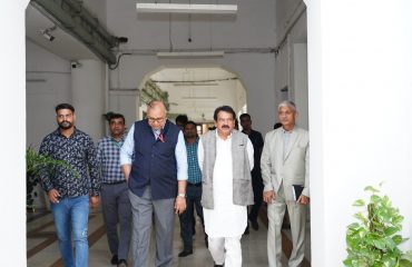 Hon'ble Minister of State visited to DOJ during the Special Campaign 2.0 (28th Oct, 2022)