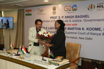 Indo-Kenya interaction at Hotel Ashok (10th March, 2023)
