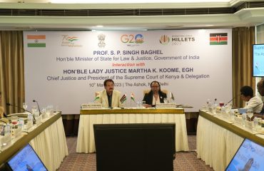 Indo-Kenya interaction at Hotel Ashok (10th March, 2023)