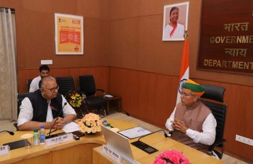 Hon'ble Minister's visit to Department of Justice (23rd May, 2023)