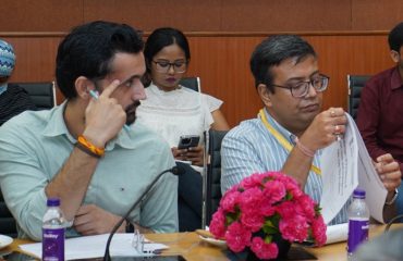 Review cum Follow-Up Meeting presided by Secretary sir, at Conference Hall, Jaisalmer house (24th, July 2023)