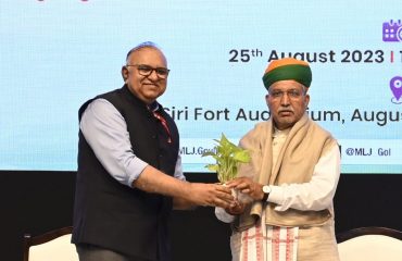 Tele Law 2.0 organized by DOJ at Siri Fort Auditorium, New Delhi (25th August, 2023)