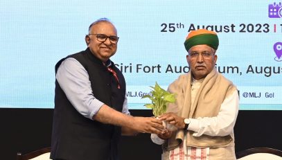 Tele Law 2.0 organized by DOJ at Siri Fort Auditorium, New Delhi (25th August, 2023)