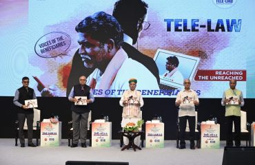 Tele Law 2.0 organized by DOJ at Siri Fort Auditorium, New Delhi (25th August, 2023)