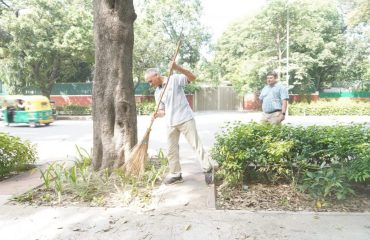 Mega Cleanliness Drive under 'SHS-2023 at Jaisalmer House on 1st Oct 2023