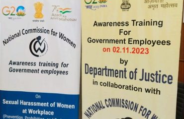 Training cum Workshop on prevention Sexual Harassment of Women (POSH) at workplace (2nd Nov, 2023)
