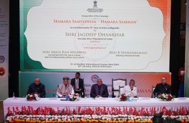 Inauguration of the Campaign “Hamara Samvidhan – Hamara Samman” at International Ambedkar Centre (24th Jan, 2024)
