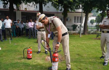 Fire Safety Training in DOJ (14th November, 2024)