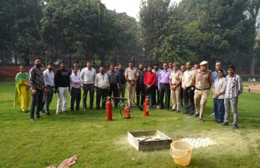 Fire Safety Training in DOJ (14th November, 2024)