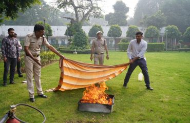 Fire Safety Training in DOJ (14th November, 2024)