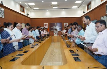 DOJ Reaffirming its Commitment to Cleanliness with a Strong Oath in Conference Hall, Department of Justice(1st April, 2025)