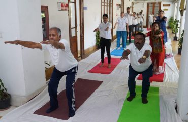 Yoga Session at Department of Justice (2nd April, 2025)