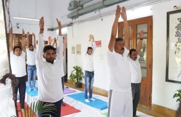 Yoga Session at Department of Justice (2nd April, 2025)