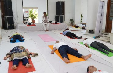 Yoga Session at Department of Justice (2nd April, 2025)