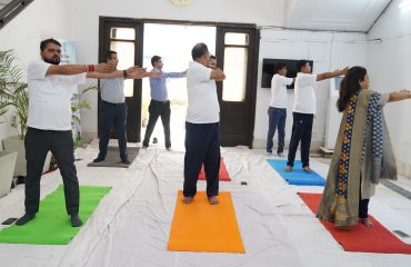 Yoga Session at Department of Justice (2nd April, 2025)