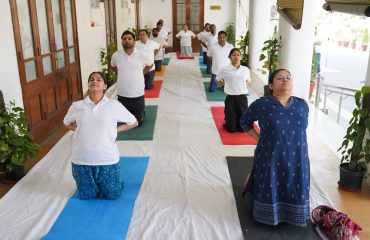 Yoga Session at Department of Justice (2nd April, 2025)