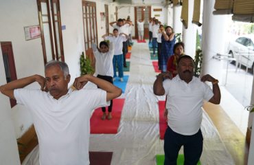 Yoga Session at Department of Justice (2nd April, 2025)