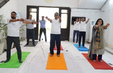 Yoga Session at Department of Justice (2nd April, 2025)