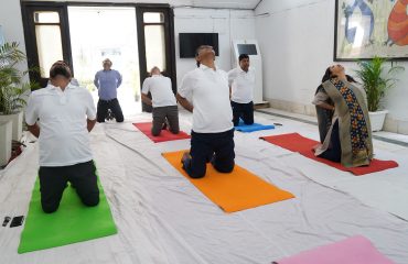 Yoga Session at Department of Justice (2nd April, 2025)