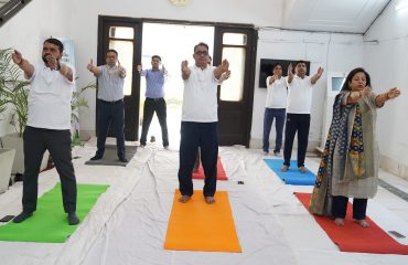 Yoga Session at Department of Justice (2nd April, 2025)