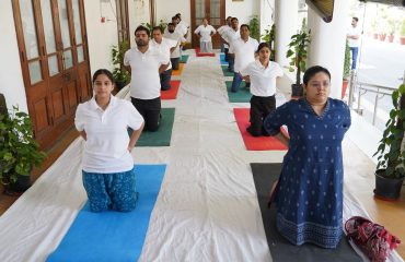 Yoga Session at Department of Justice (2nd April, 2025)