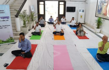 Yoga Session at Department of Justice (2nd April, 2025)