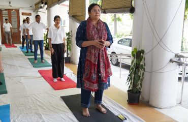 Yoga Session at Department of Justice (2nd April, 2025)
