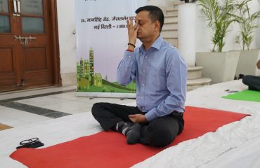 Yoga Session at Department of Justice (2nd April, 2025)