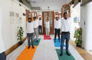 Yoga Session at Department of Justice (2nd April, 2025)