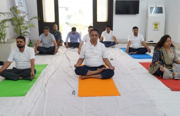Yoga Session at Department of Justice (2nd April, 2025)