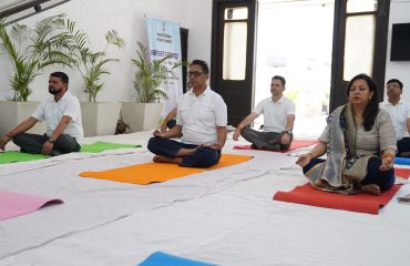 Yoga Session at Department of Justice (2nd April, 2025)
