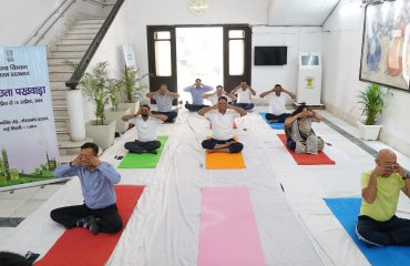 Yoga Session at Department of Justice (2nd April, 2025)