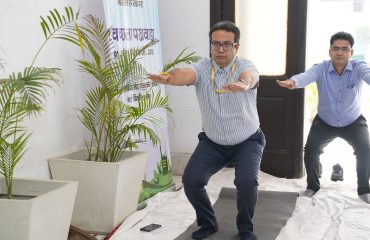 Yoga Session at Department of Justice (2nd April, 2025)