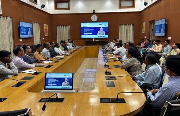 NIC officials conducted a training session for DOJ users on the newly implemented GovIntranet and CollabFiles applications (7th May, 2025)