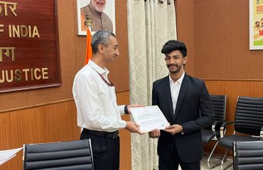 DOJ Presents Completion Certificates to the First Batch of LLB Interns (1st July, 2025)