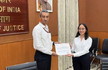 DOJ Presents Completion Certificates to the First Batch of LLB Interns (1st July, 2025)