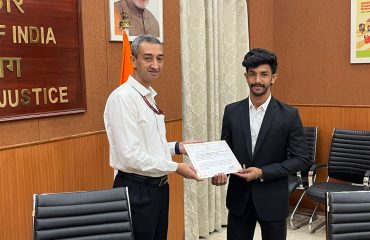 DOJ Presents Completion Certificates to the First Batch of LLB Interns (1st July, 2025)