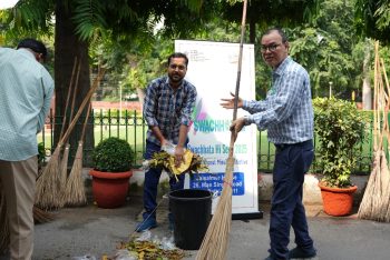 Department of Justice organized a cleanliness drive at Jaisalmer House