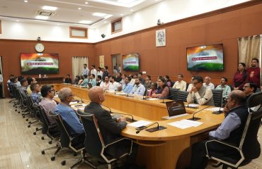 Celebration of 150 years of Vande Mataram at Jaisalmer House, led by Shri Niraj Verma, Secretary (Justice) 7th October, 2025)