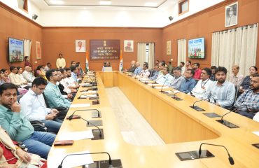 Celebration of 150 years of Vande Mataram at Jaisalmer House, led by Shri Niraj Verma, Secretary (Justice) 7th October, 2025)
