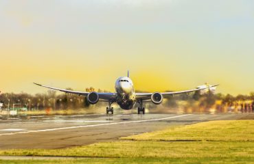 aircraft landing safely