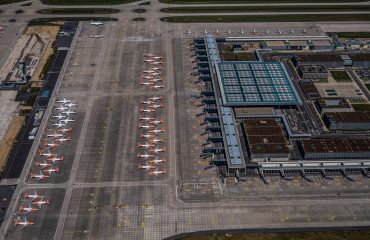 aircraft parked