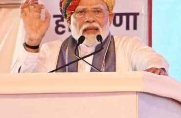 Addressing at Hisar Airport