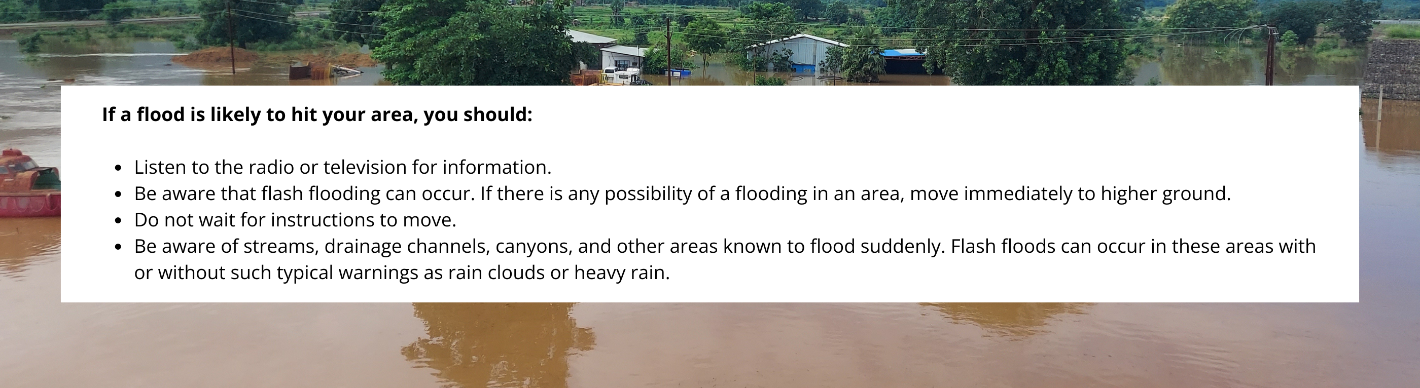 Flood- English