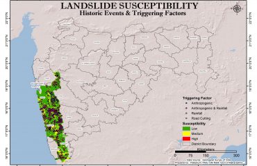 पश्चिम महाराष्ट्रातील उतार धोक्यात - भूस्खलन-प्रवण प्रदेशांचे मॅपिंग आणि त्यांचे ट्रिगर घटक